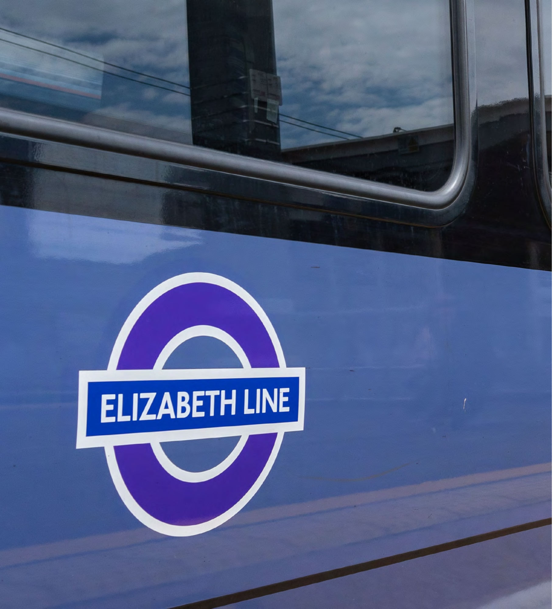 Elizabeth line train — Southall station is 1.9 miles from SYNC 78